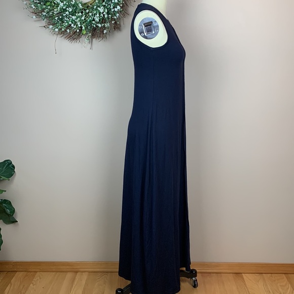 Chelsea & Theodore Dresses Women’s Navy Blue Maxi Skirt Size Small - Picture 3 of 6